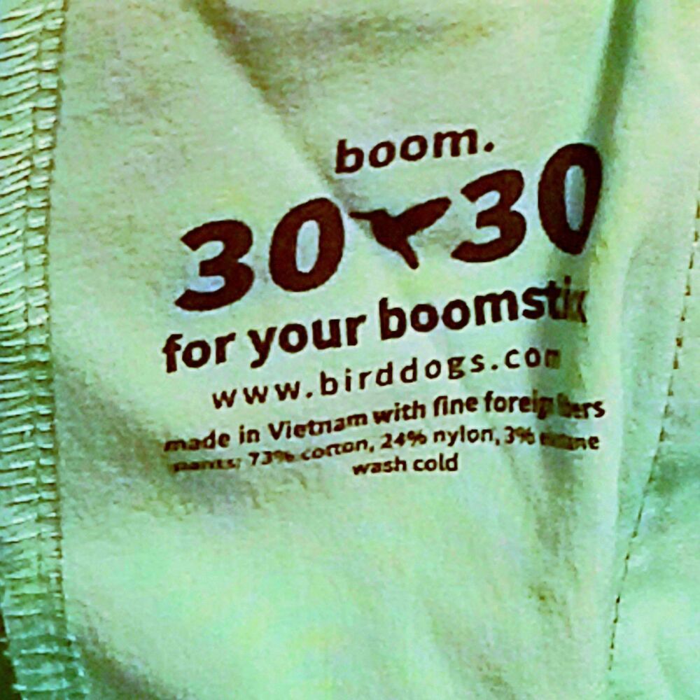 Birddogs Pants Men's Size 30x30 Gray Casual Golf Chino Boom Boomstick (30x28.5) - Picture 5 of 5